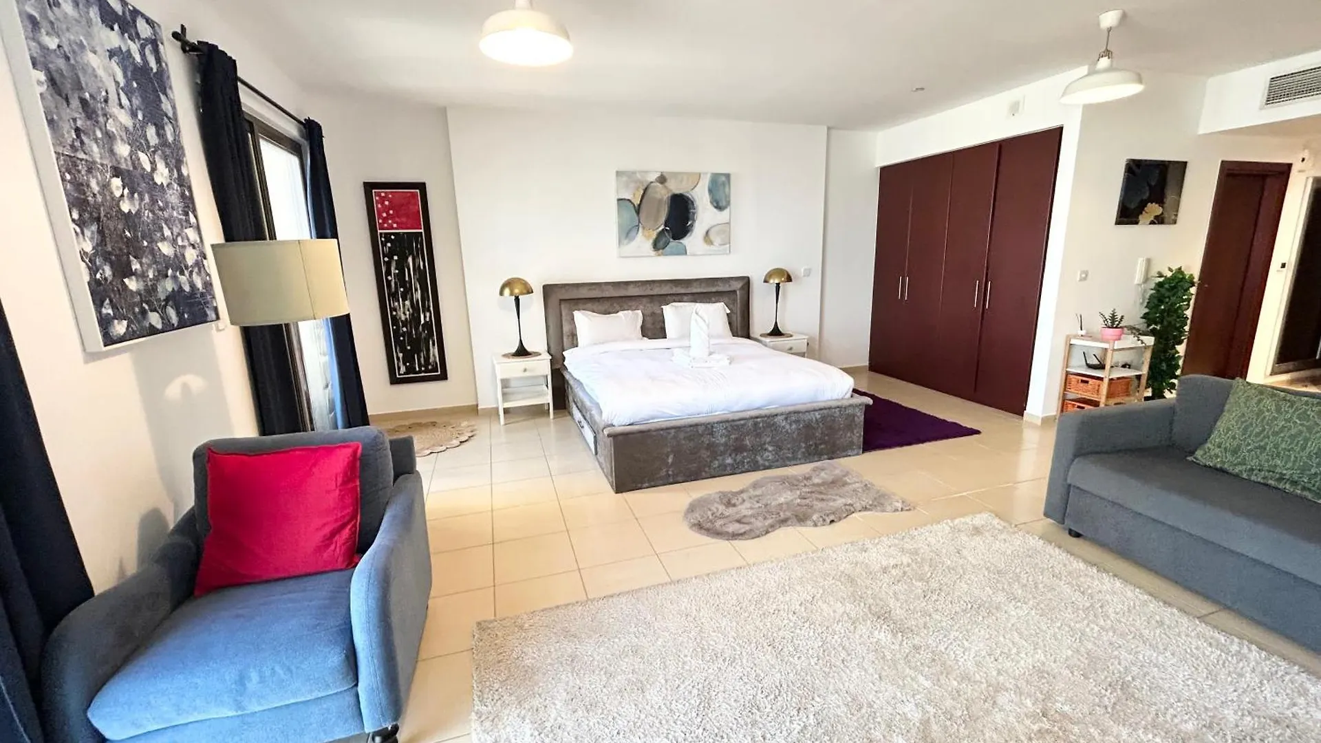 דירה דובאי Breathtaking Sea And Palm View Spacious Studio With Vibrant Vibes In Jbr By Sweet Homes איחוד האמירויות הערביות