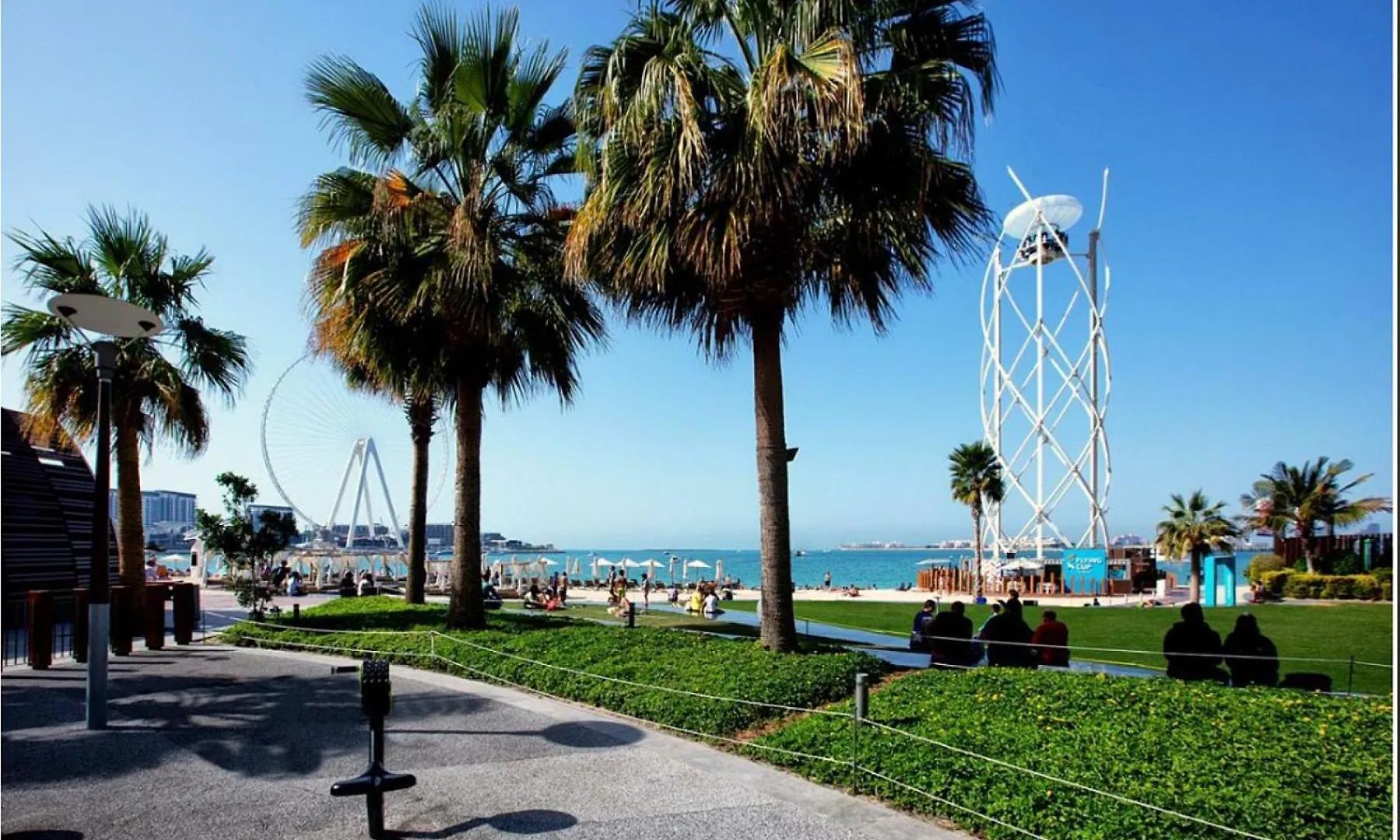 דירה דובאי Breathtaking Sea And Palm View Spacious Studio With Vibrant Vibes In Jbr By Sweet Homes