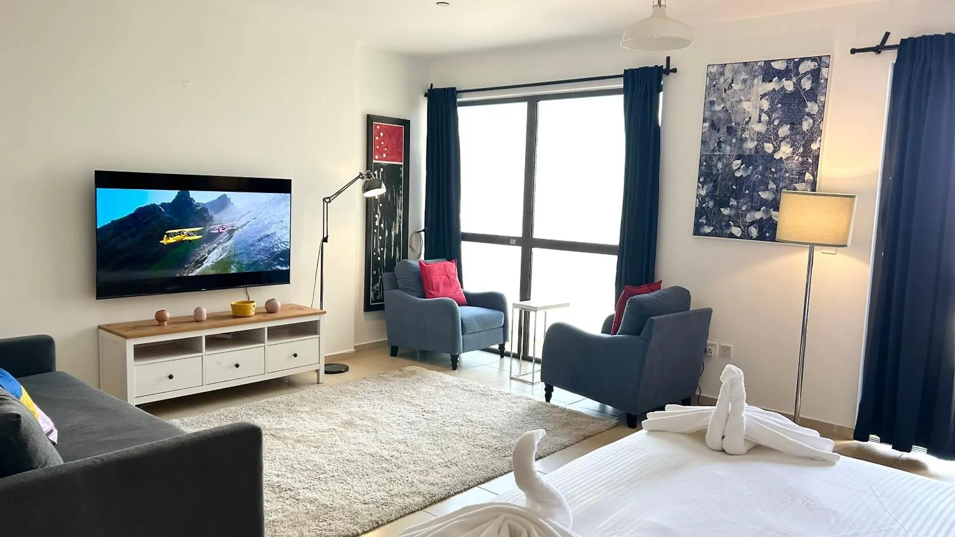 Apartment Breathtaking Sea And Palm View Spacious Studio With Vibrant Vibes In Jbr By Sweet Homes Dubai